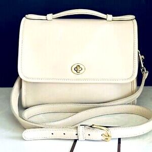Coach Vintage Court Satchel Bag 9870 Bone